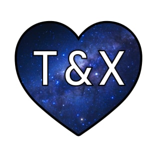 Initials - T & X (Space) T-Shirt