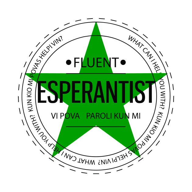 Fluent Esperantist.  Vi pova paroli kun me. by Cetaceous