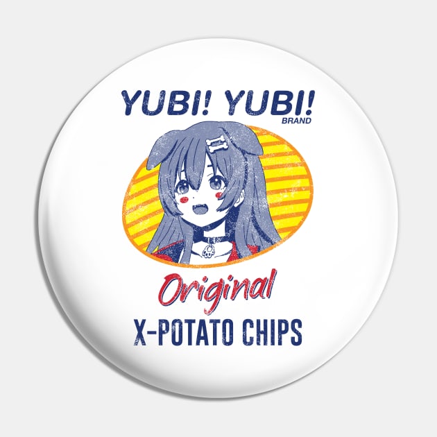 X-Potato Chips Pin by CCDesign