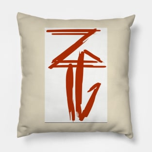 Abstract ZPG Logo Pillow