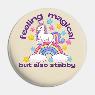 Feeling magical but also stabby Pin