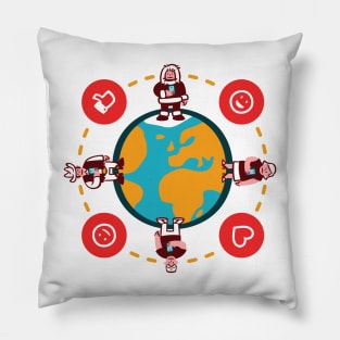 Social World Pillow