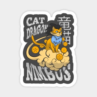 Cat Goku Dragon Nimbus Magnet