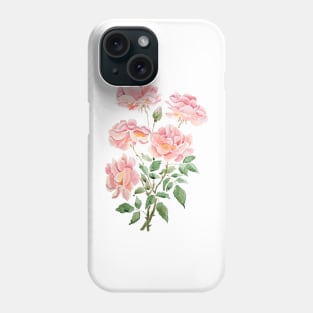 pink rose watercolor 2021 Phone Case