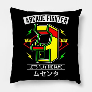 Classic Video Games Arcade Fighter Pillow