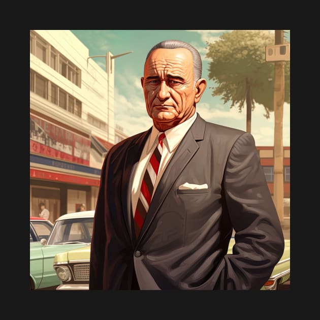 Lyndon B. Johnson by ComicsFactory