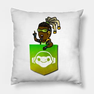 Pocket Lúcio (An Overwatch Design) Pillow