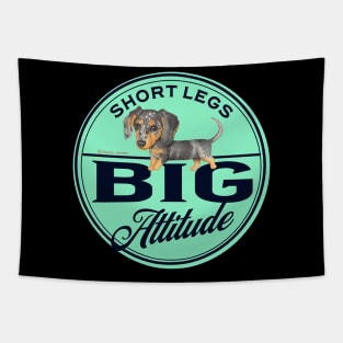 Dachshund-Short Legs, Big Attitude Tapestry