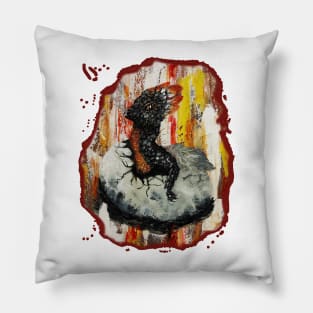 Fire Dragon - mythical beast, firefighter Pillow