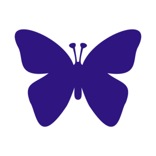 Violet Butterfly T-Shirt