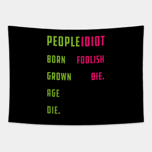 People: Born, Grown, Age, and Die Tapestry