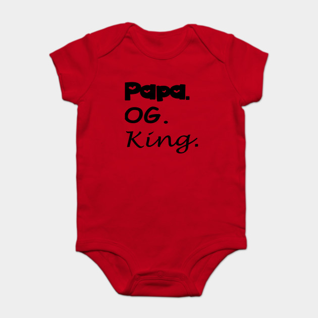 Papa Og Boss Grandpa Baby Bodysuit Teepublic Uk