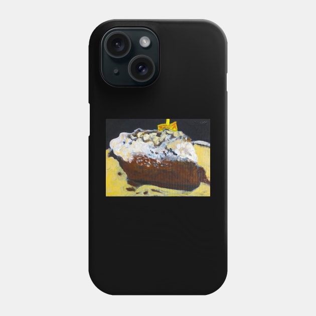 Chocolate Pie Phone Case by Jan Lewin Art Store