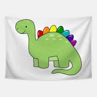 LGBTQ Pride Dinosaur T-Shirt Tapestry