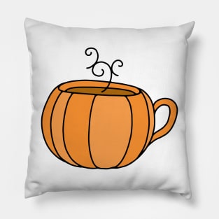 Pumpkin Spice Latte Fall Pumpkin Mug Pillow