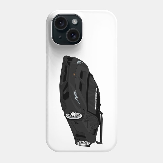 HURACAN BLACK Phone Case by VENZ0LIC