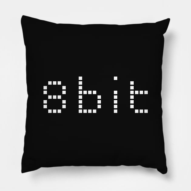 8 bit gamer Pillow by Idea Warehouse