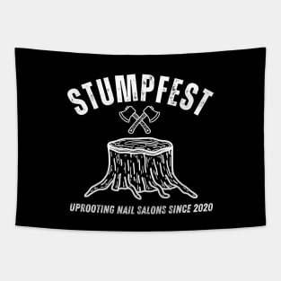 Stumpfest Funny Bluey Uprooting Nail Salons Tapestry