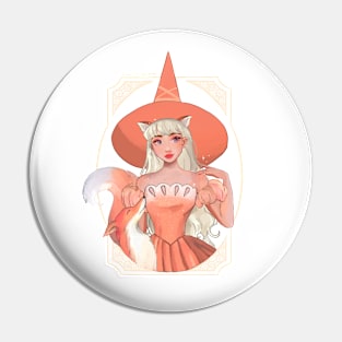 Fox Witch Pin