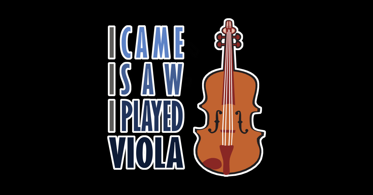 Funny Viola Viola Sticker TeePublic