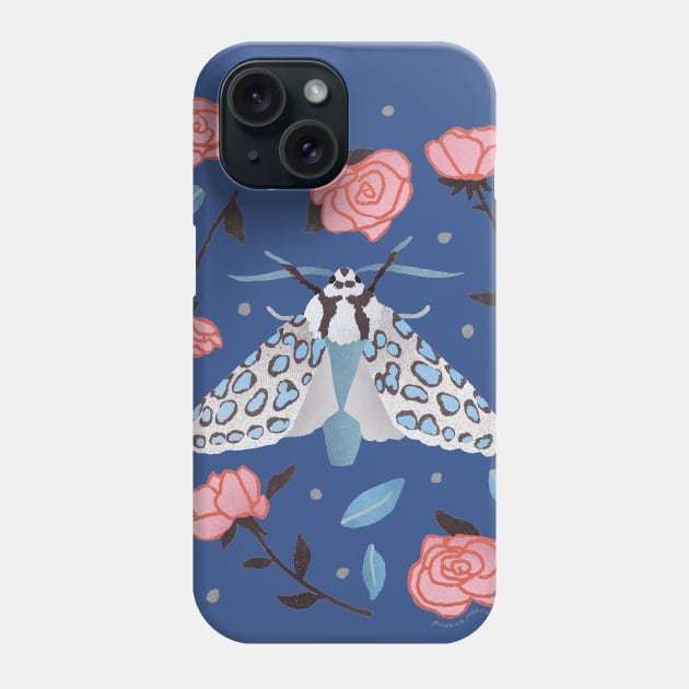 Silver-spotted Tiger Moth Phone Case by Annelie