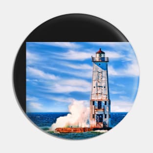 Frankfort “North Breakwater Lighthouse” Pin