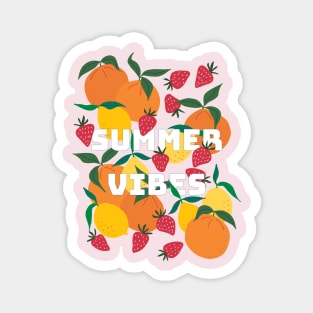 Citrus and friends summer vibes Magnet