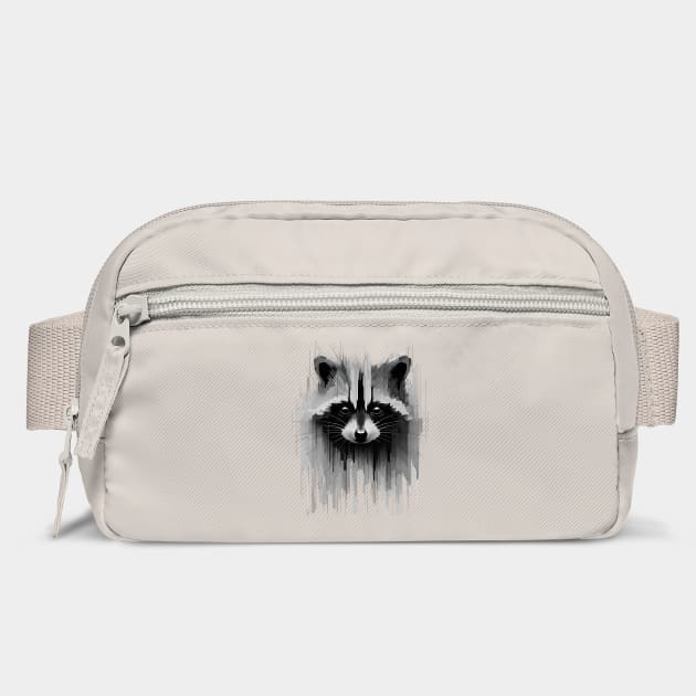 Dark Grays Goth Racoon by Luxinda