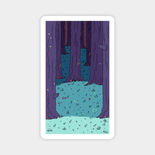 Woods (Night) Magnet