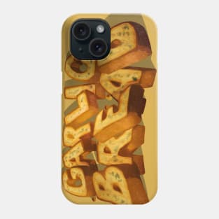 Garlic Bread Print Phone Case