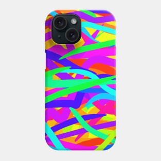 Colourful Wavy Lines Colorful Wave Phone Case