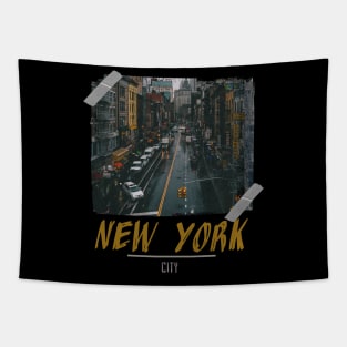 new york tape photgraphy Tapestry