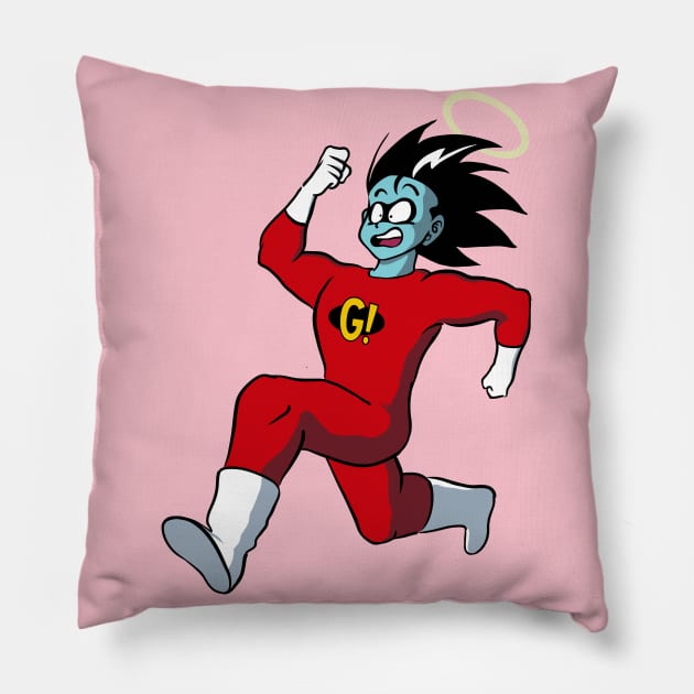 Freakakaroto Pillow by cabelomaluco