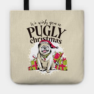 Pugly Christmas Tote