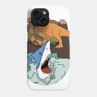 Shark And Dinosaur Boys Phone Case