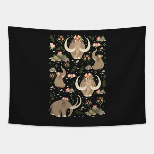 Cute mammoths Tapestry