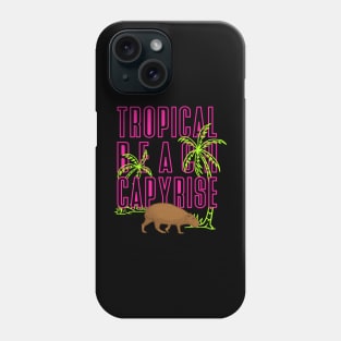 Capybara Wild Animal Summer Paradise Tropical Beach Capyrise Phone Case