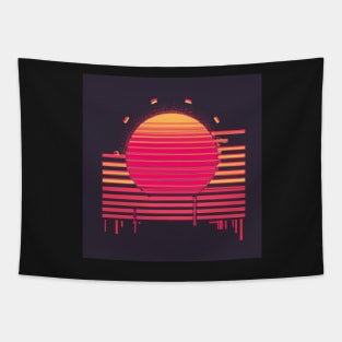 Bleeding sun Tapestry