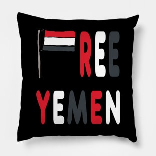 Free Yemen Pillow