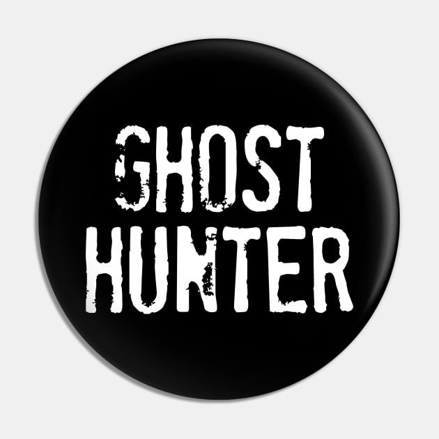 Ghost Hunter - Paranormal Investigator Spirit Hunting Retro Halloween Gift Idea Pin by PugSwagClothing