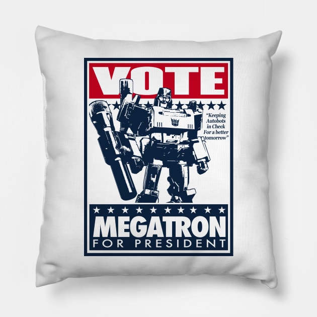 Transformers - GEN 1 - Vote Megatron Pillow by ROBZILLA