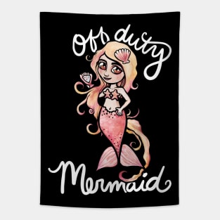 Off duty Mermaid Tapestry