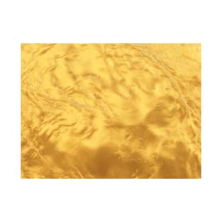 Golden Water Abstract T-Shirt