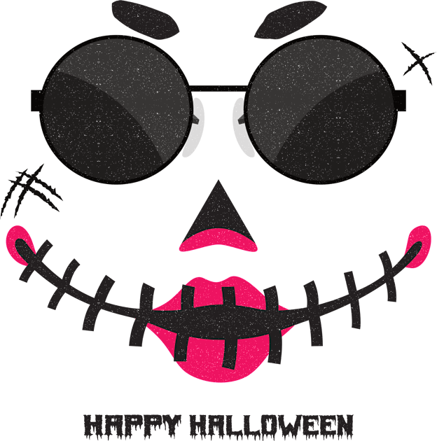 Bad girl loves Halloween - funny saying Kids T-Shirt by Vichallan