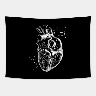 Anatomical Heart • Minimalist Goth Tapestry