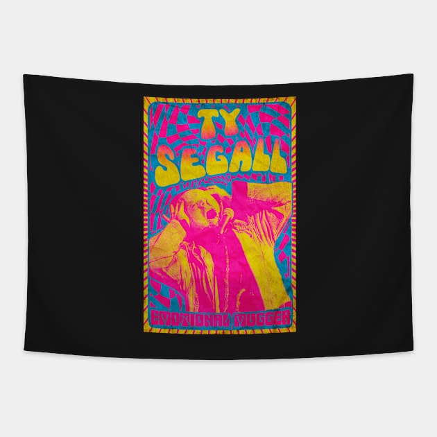 Ty segall Psychedeic Emotional Mugger Tapestry by malditxsea