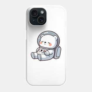 Cute Polar Bear Astronaut Phone Case