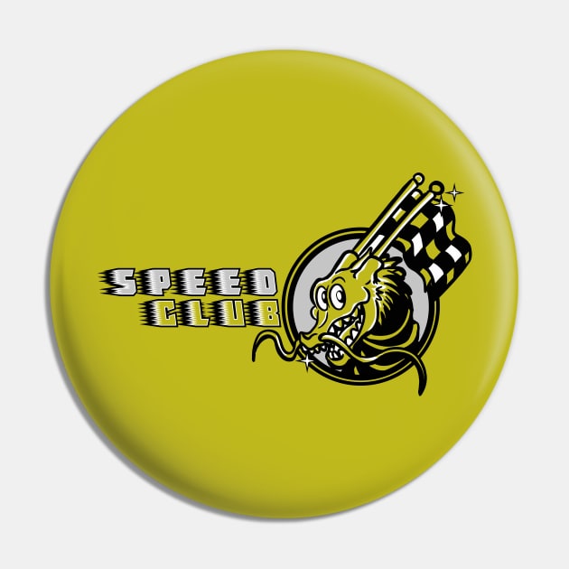 Drag-On Gold Pin by SpeedClub