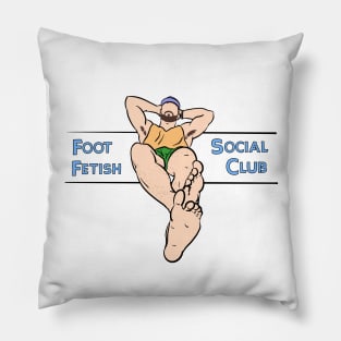 Foot Fetish Social Club Design Pillow