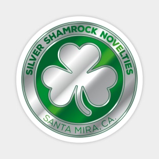 Silver Shamrock logo Magnet